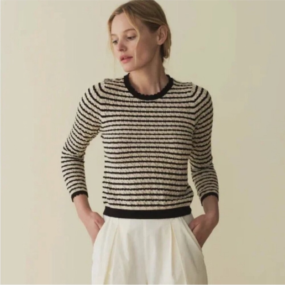 Doen prudence pointelle sweater